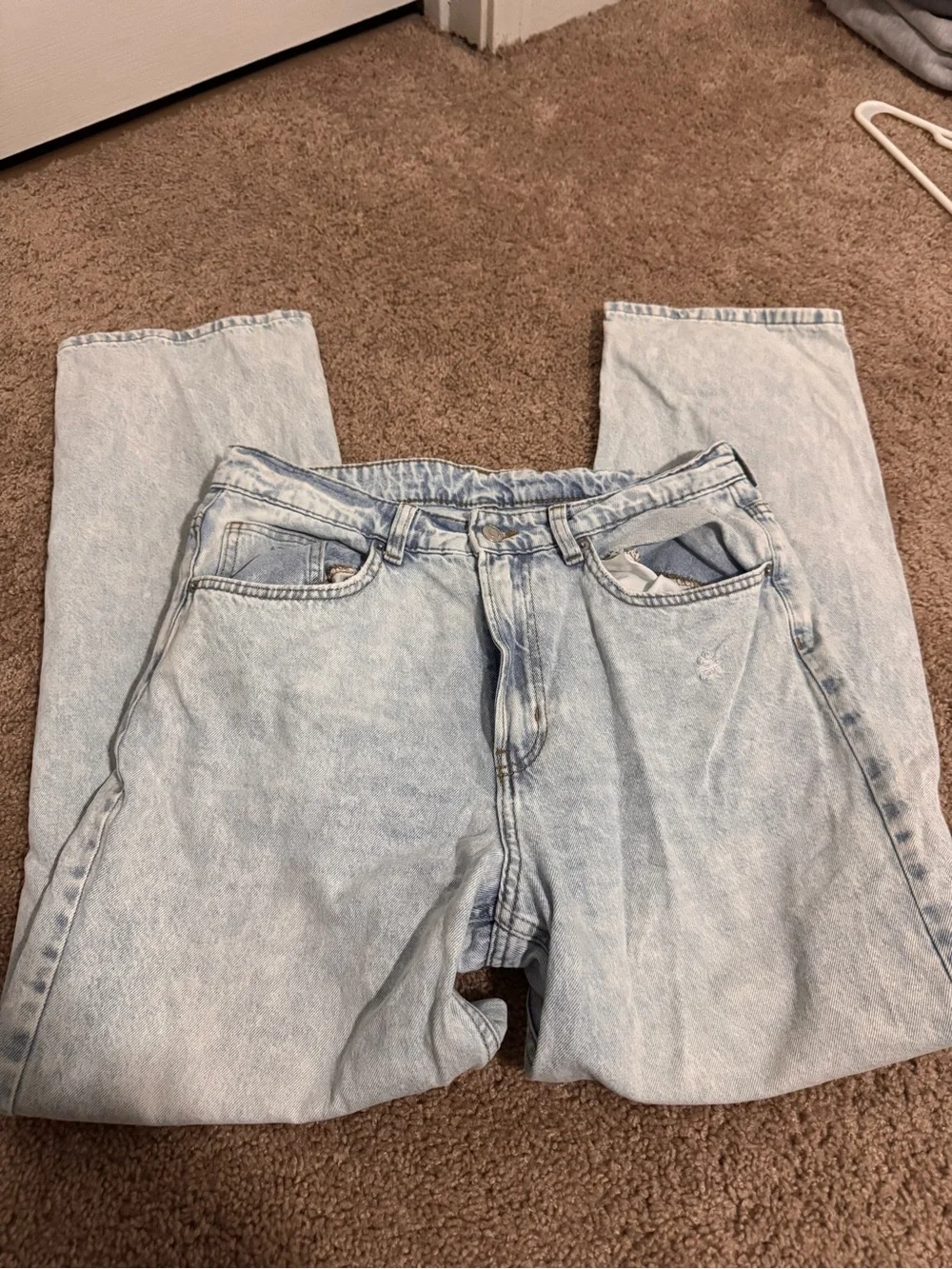Light Wash womens Jeans - Casual Straight Fit
